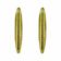Pair of Green Murano Glass Leaf Wall Sconces, Italy 1990s