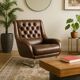 Fauteuil Varam pieds luge