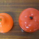 Set of mid-century plastic boxes,1970's