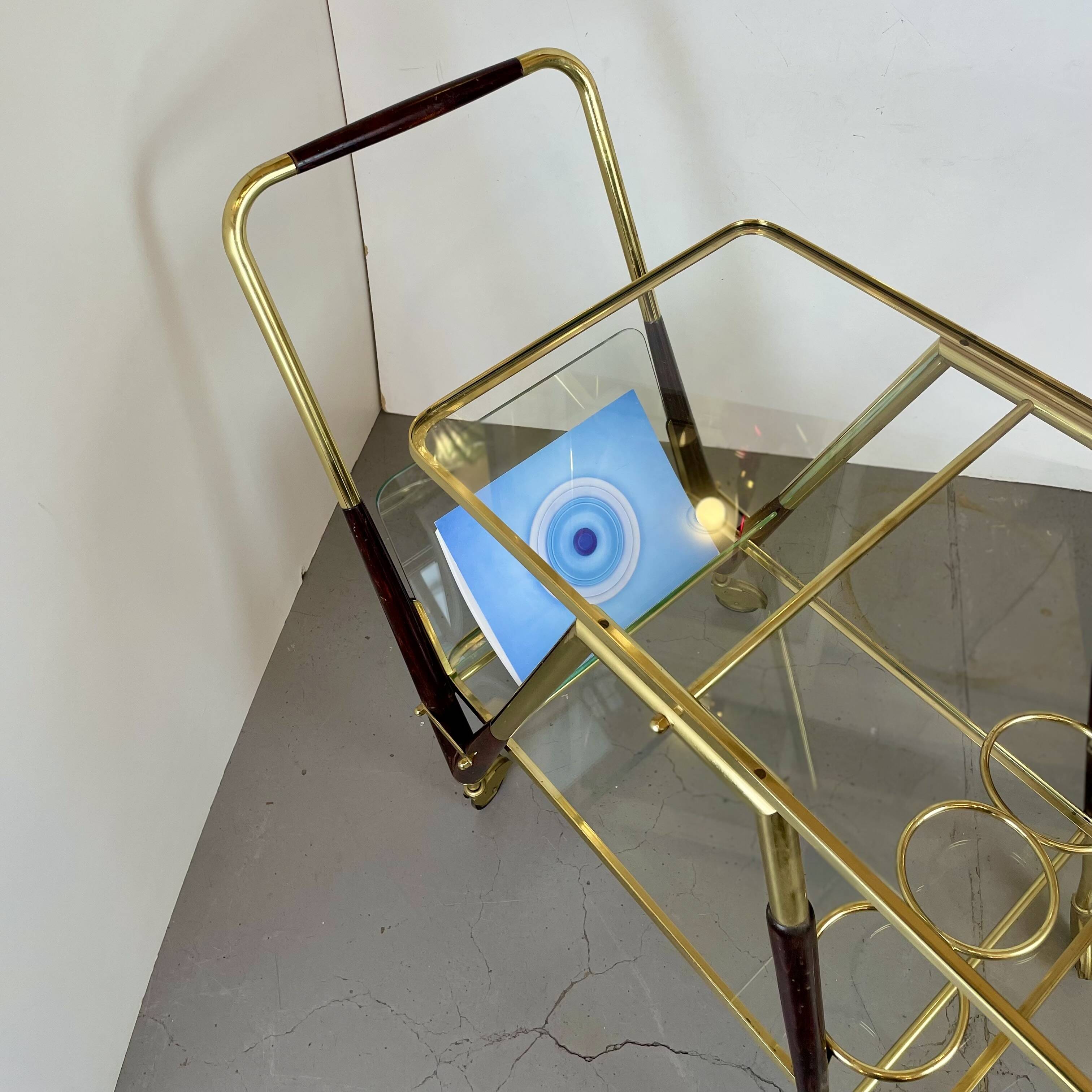 Bar Cart Trolley style Cesare Lacca, 1950’s