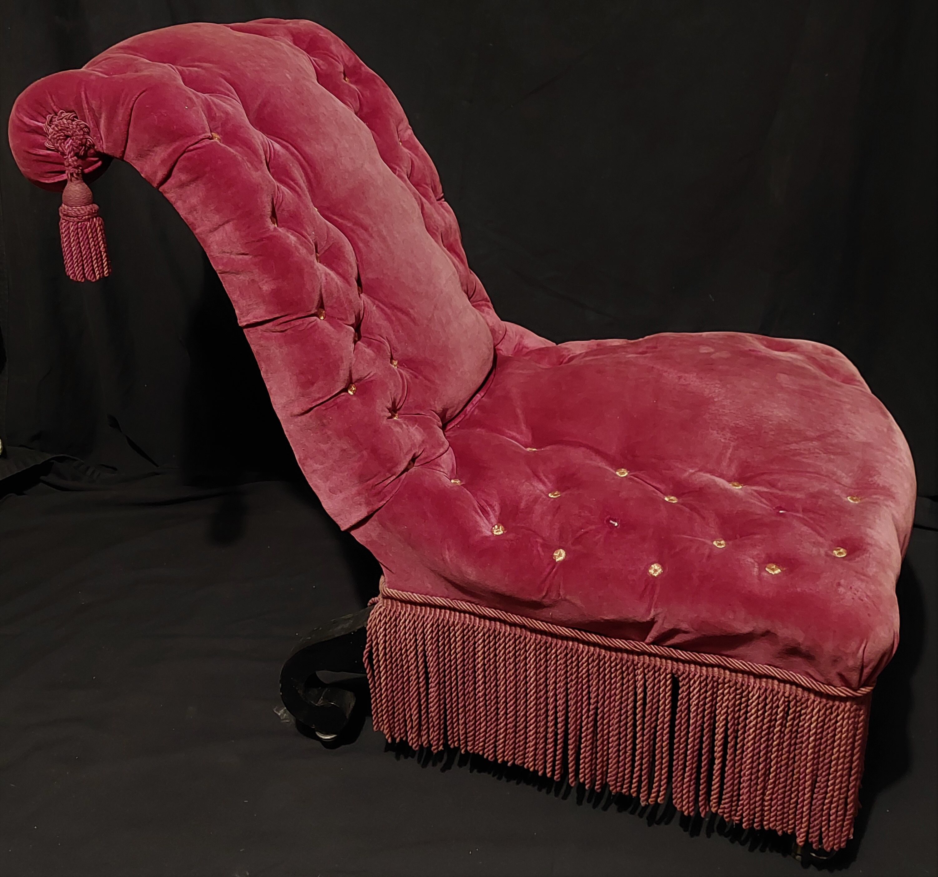 Upholstered armchair Napoleon III