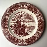 Antique Ironstone Plates Neuschwanstein Castle