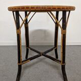 Table in bamboo and rattan Napoleon III