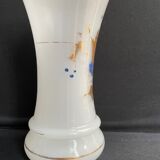 Vase napoleon iii opalescent white opaline