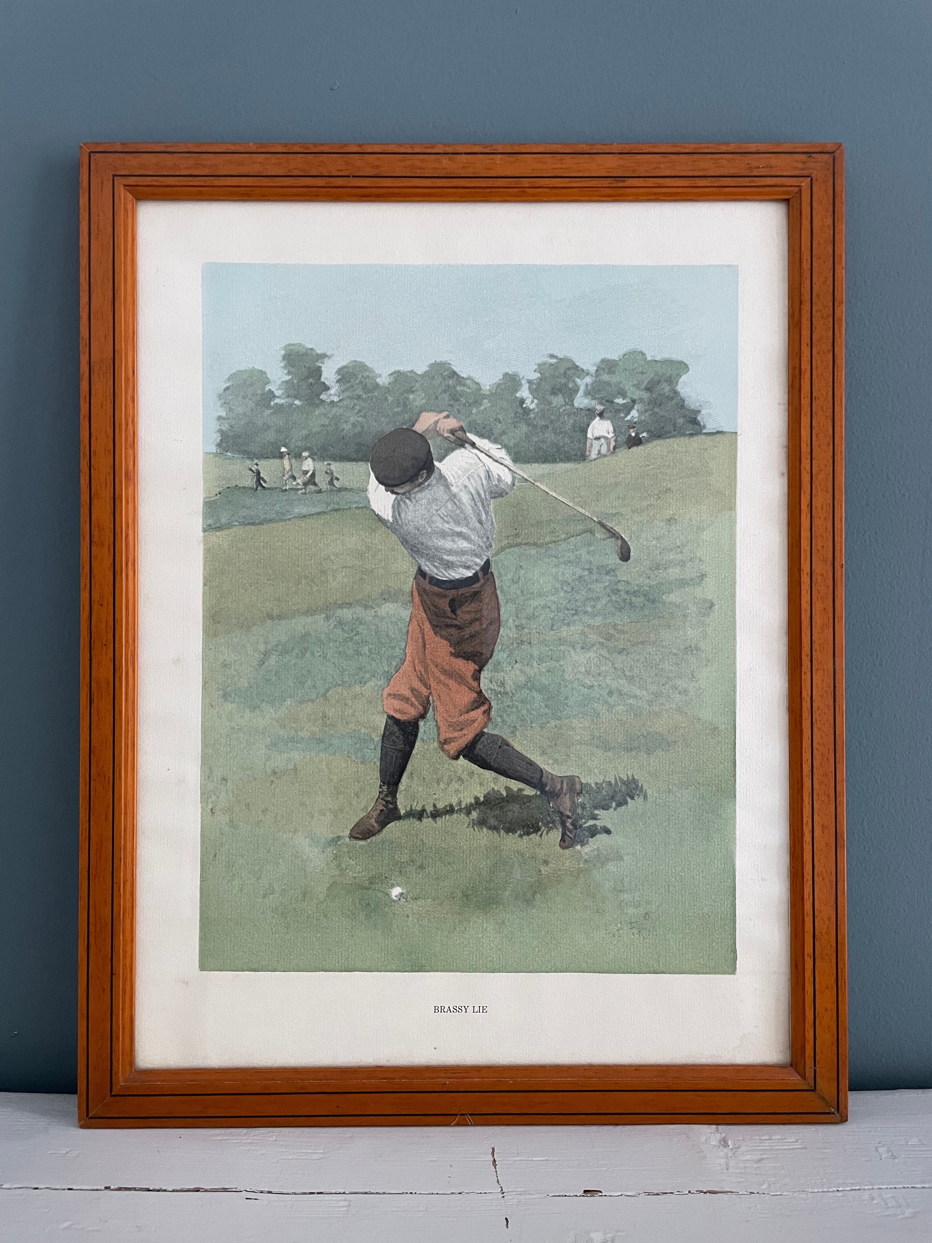 Original lithograph AB Frost "Brassy Lie"