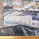 Peinture à l'huile de Bertil Landelius 1935