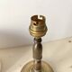 Bronze lamp "acorns" 50s, vintage naturalist light fixture