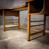 Industrial mailroom desk - patina - France 1950s