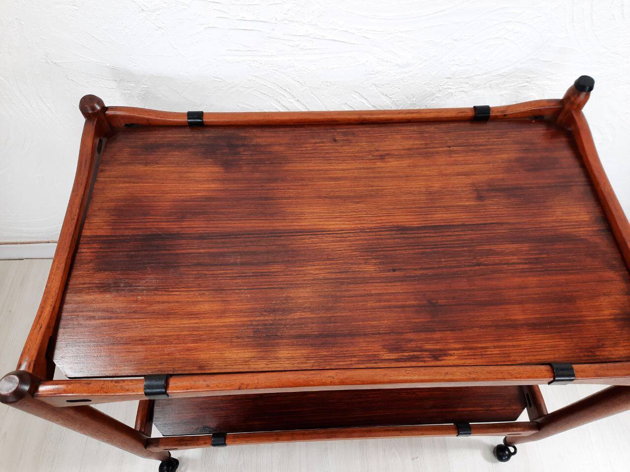 Wooden food trolley 1950