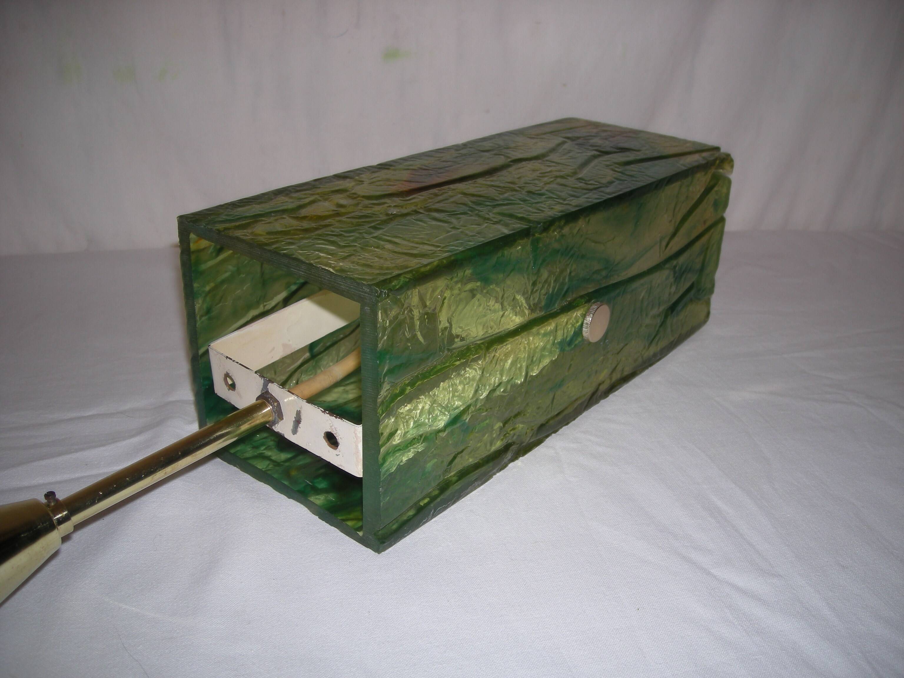 Resin pendant light in the style of Pierre Giraudon from the 60s - 70s