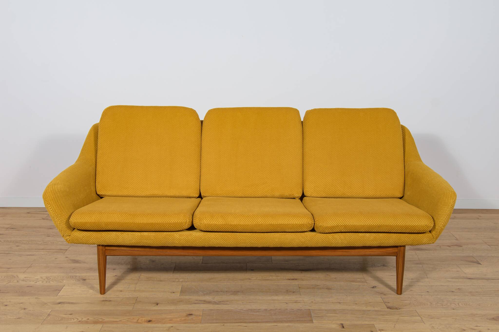 Mid-Century Three-Seater Sofa by Gerhard Berg for Hjelle, Norway, 1960s