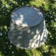 Round zinc basin with 2 handles