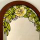 Miroir décors style vitraux 55x35cm