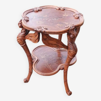 Emile Galle pedestal table