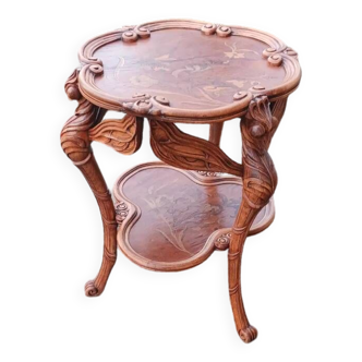 Emile Galle pedestal table