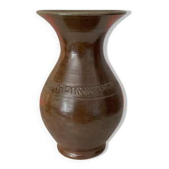 Vintage stoneware vase / 70s/80s