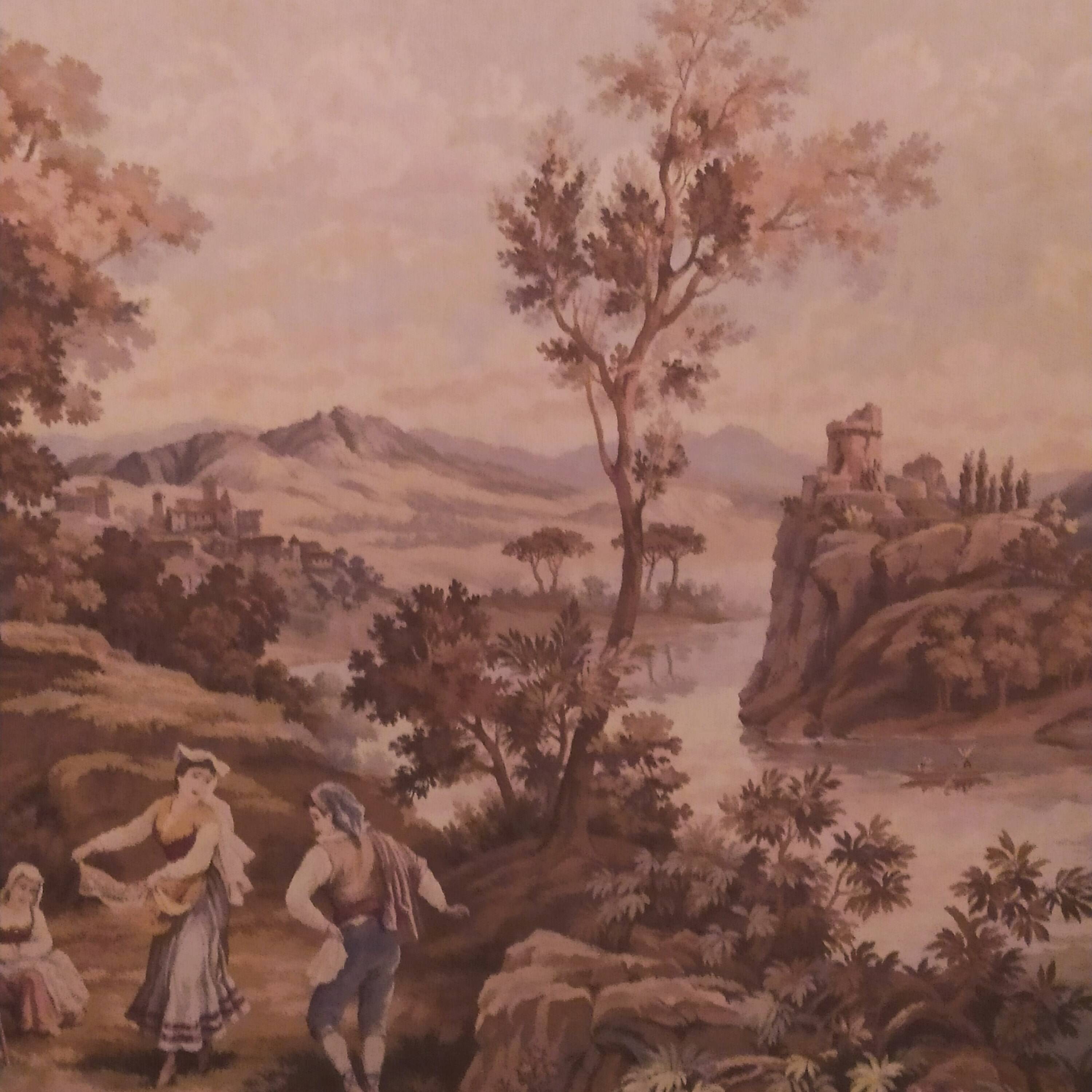 Large framed tapestry Gobelins JP PARIS