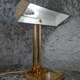 Brass articulated desk lamp