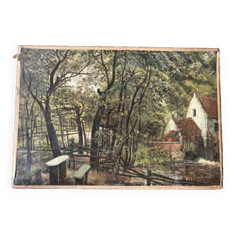 Landscape and mill / 1891 / HE Cammaert