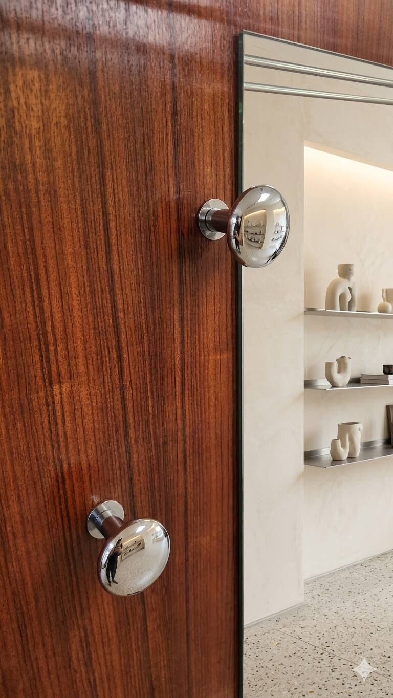 Art Deco wall coat rack wardrobe