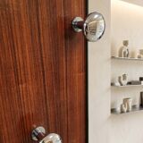 Art Deco wall coat rack wardrobe