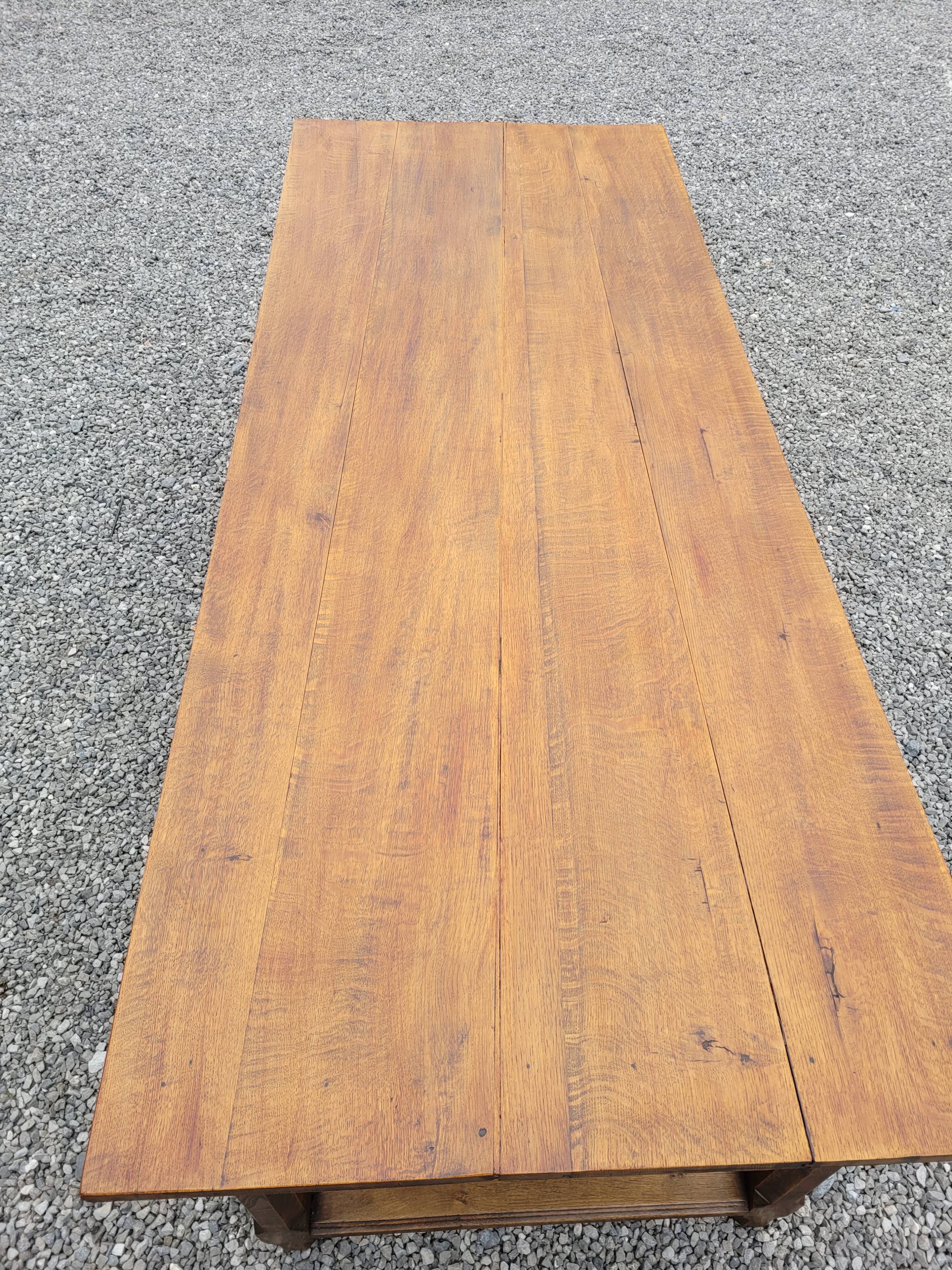 Old farmhouse table in solid oak 200×80cms