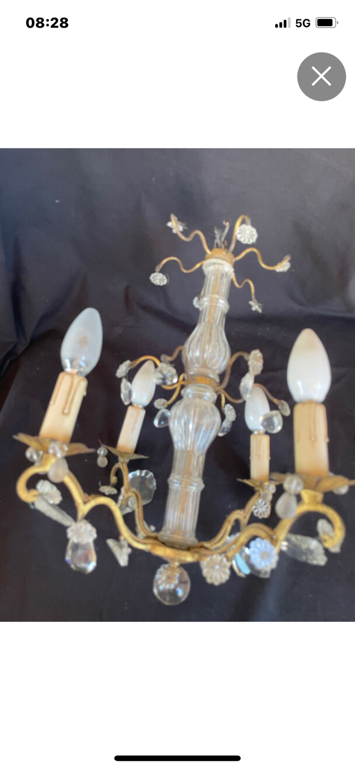 19th Century Tassel Chandelier