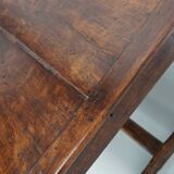 Large Antique 18th Century French Rustic Farmhouse Dining Table Walnut & Oak