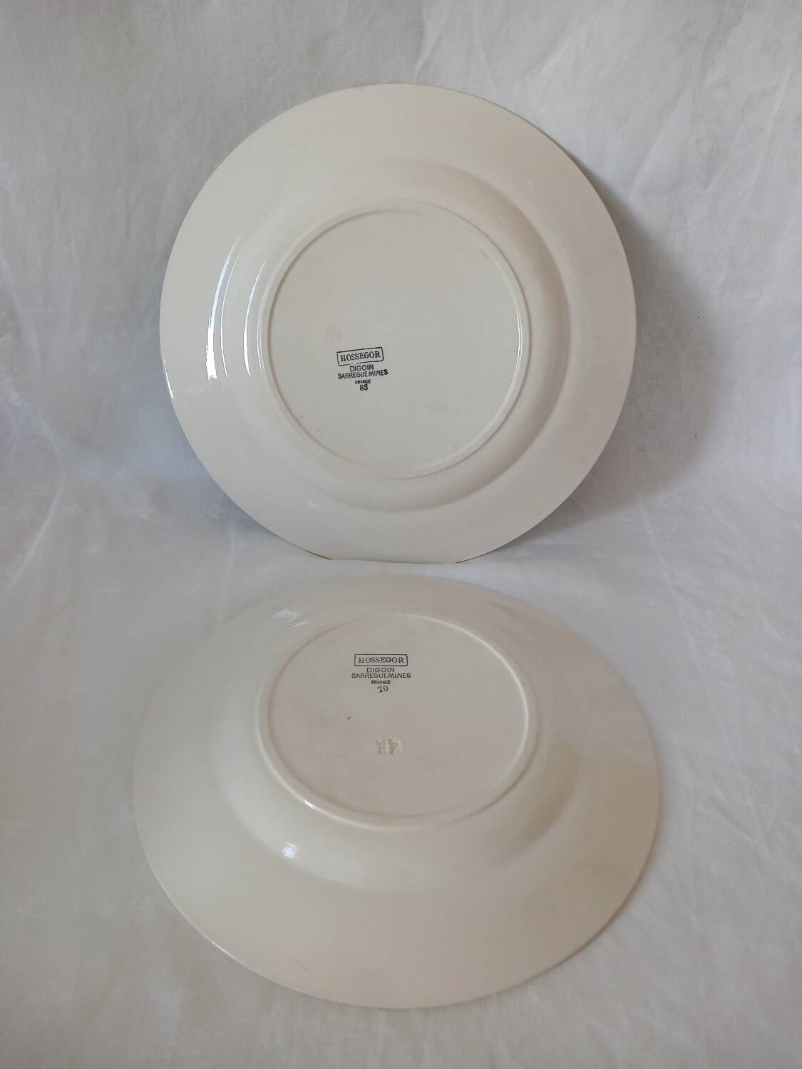 2 rare Sarreguemines Hossegor dishes