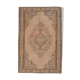 Classic floral brown vintage  rug