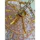 Pink “Tronchi” Murano Glass Flush Mount