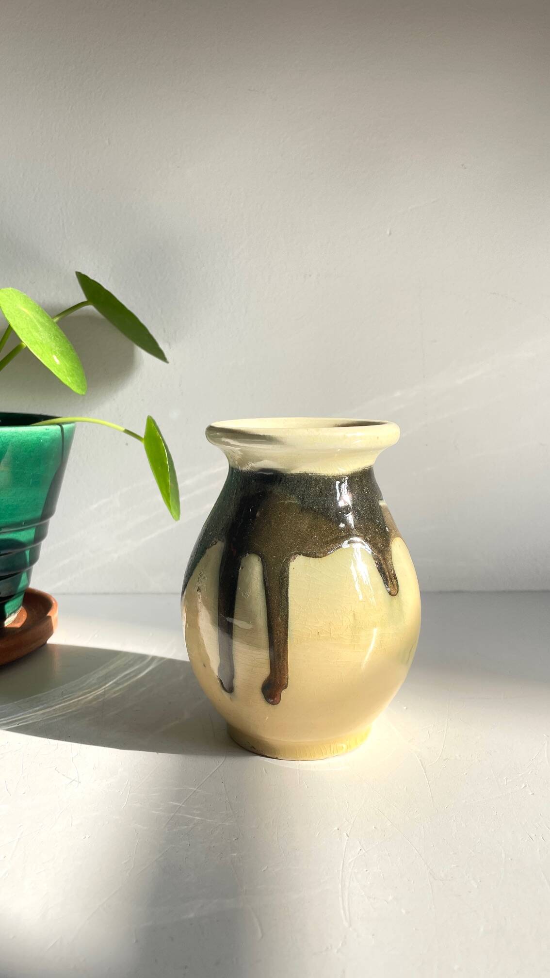 Vintage Ceramic Vase AEGITNA Vallauris FRANCE