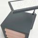 Like a Memphis-style desk drawer unit, 1980s