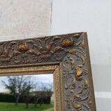 Wood and Gilded Stuk Mirror, early 20th century