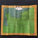 Map of Normandy 1940's