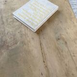 2m walnut drapery farmhouse table