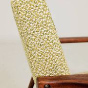 Pair de fauteuils vintage vert nébuleuse années 1970