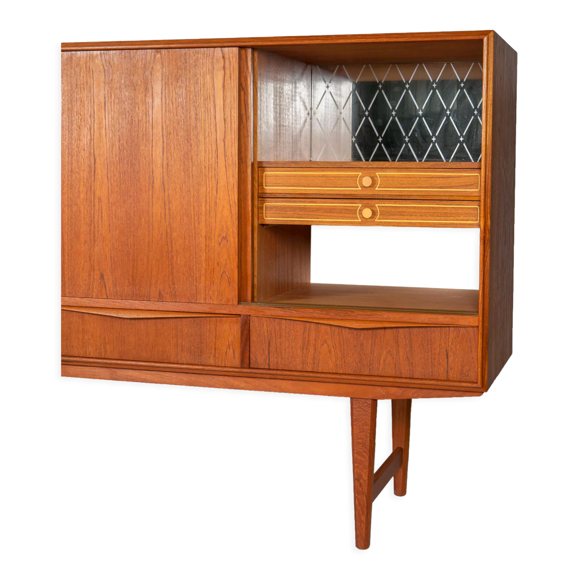 Mid Century Danish Teak Sideboard by E.W. Bach for Sejling Skabe