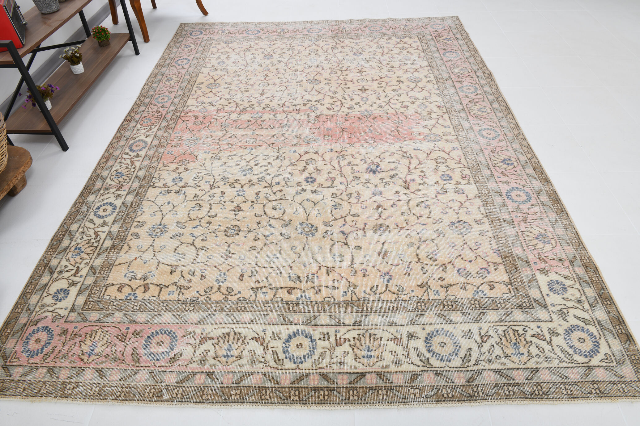 Tapis turc beige classique 300x221cm