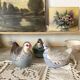 Ceramic partridge, zoomorphic terrines by Michet Caugant.