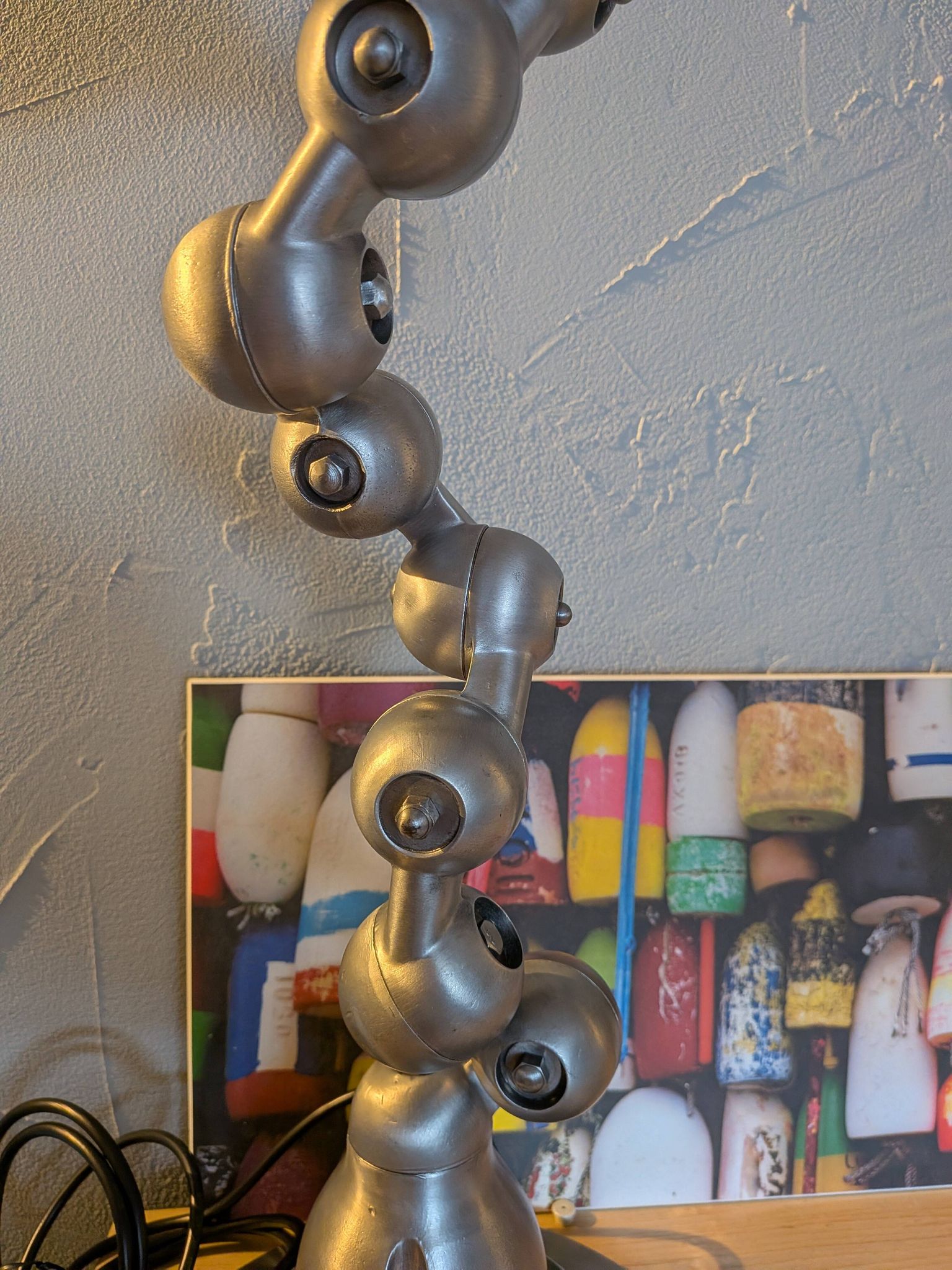 Atypical restored Jielde industrial lamp