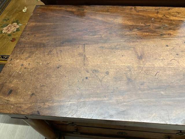 Empire style 4-drawer chest of drawers