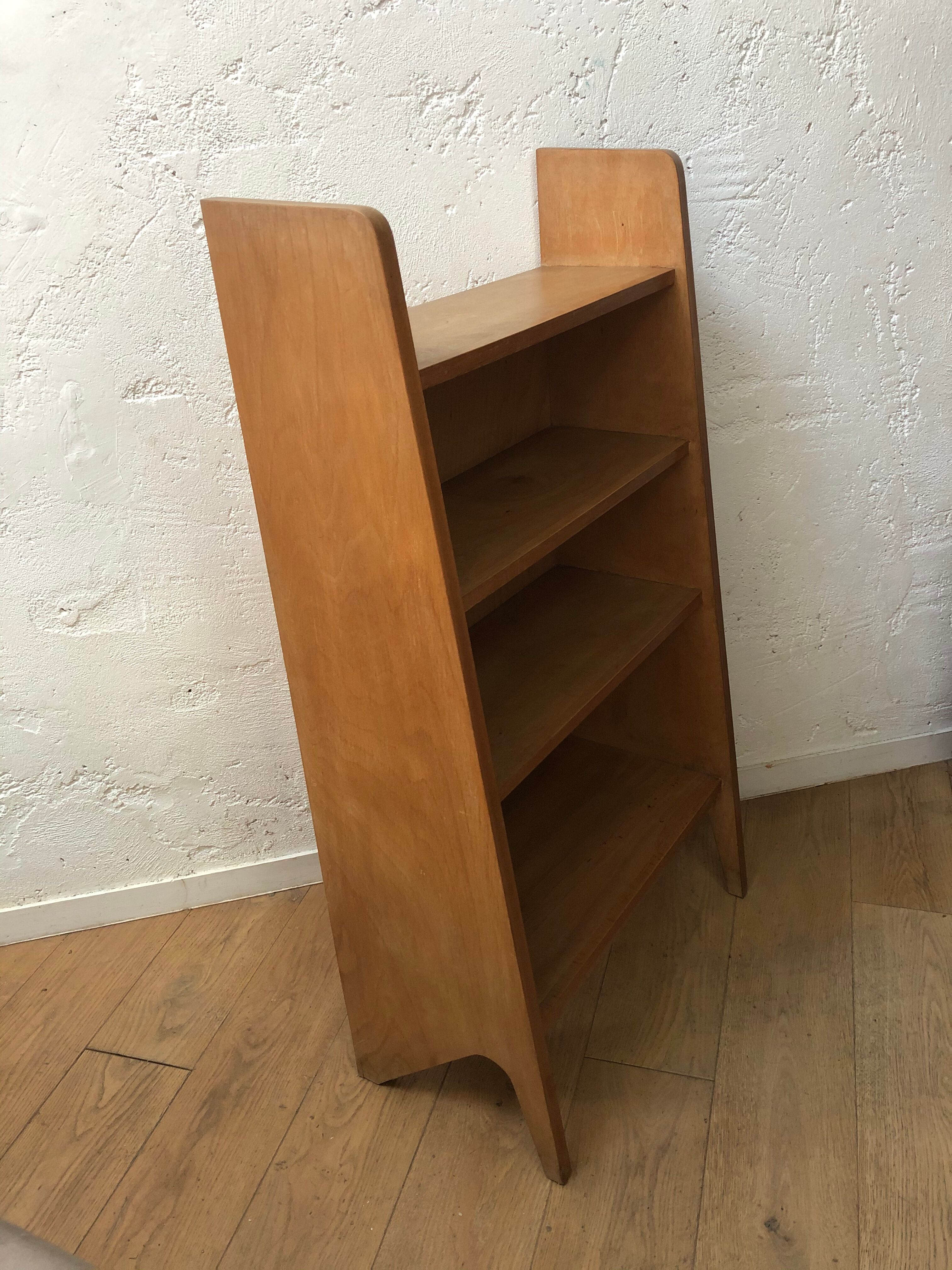 Vintage wood library