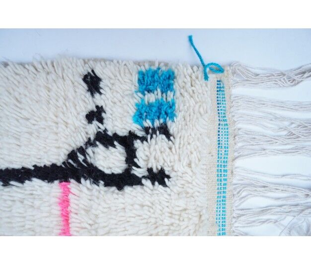 Colorful Berber carpet 242x144cm