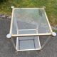 Vintage pedestal table or end table, 70s