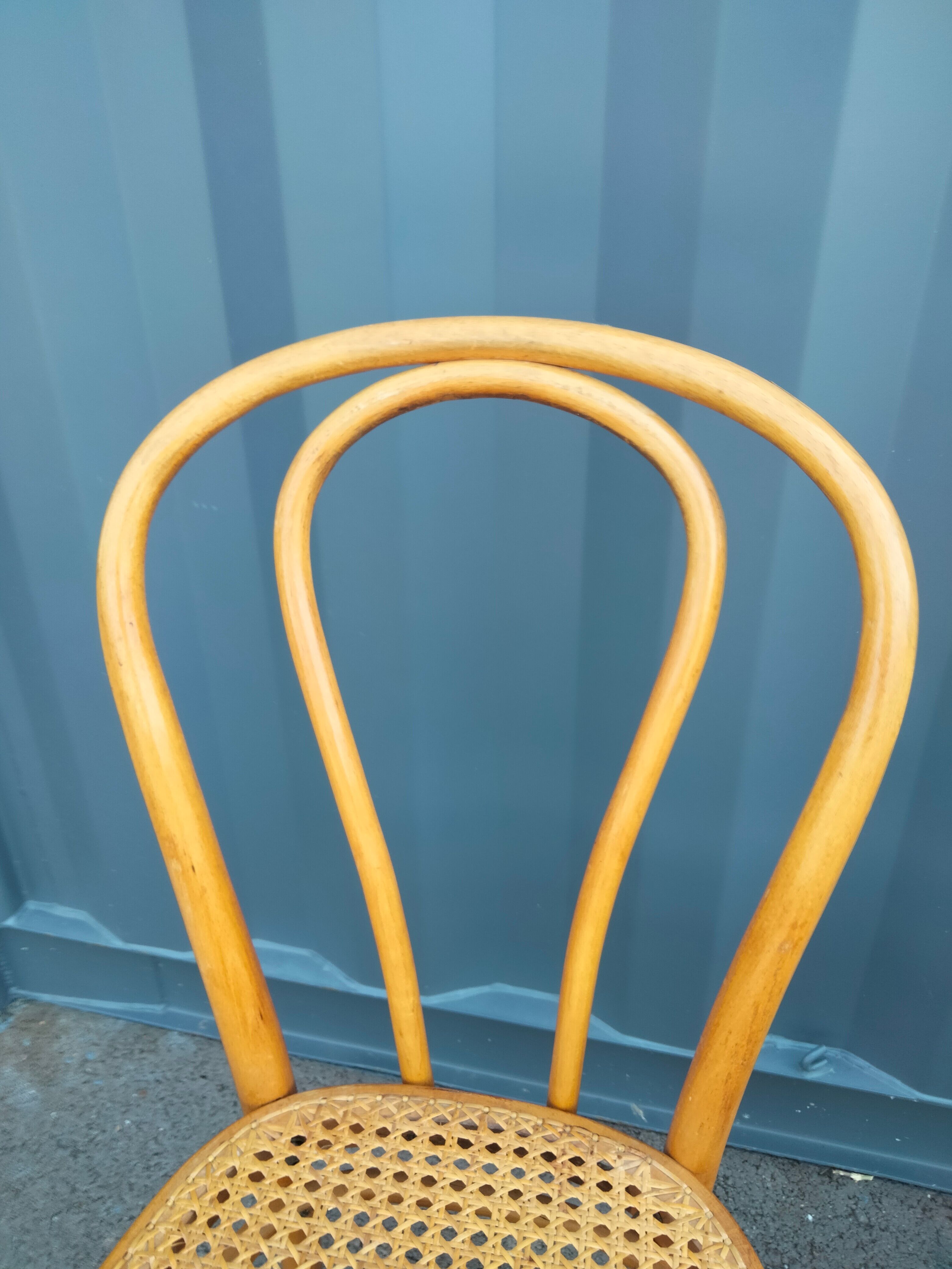 6 vintage cannees chairs old