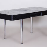 Restored Bauhaus Extendable Dining Table, Oak Veneer, Czechia, 1930s