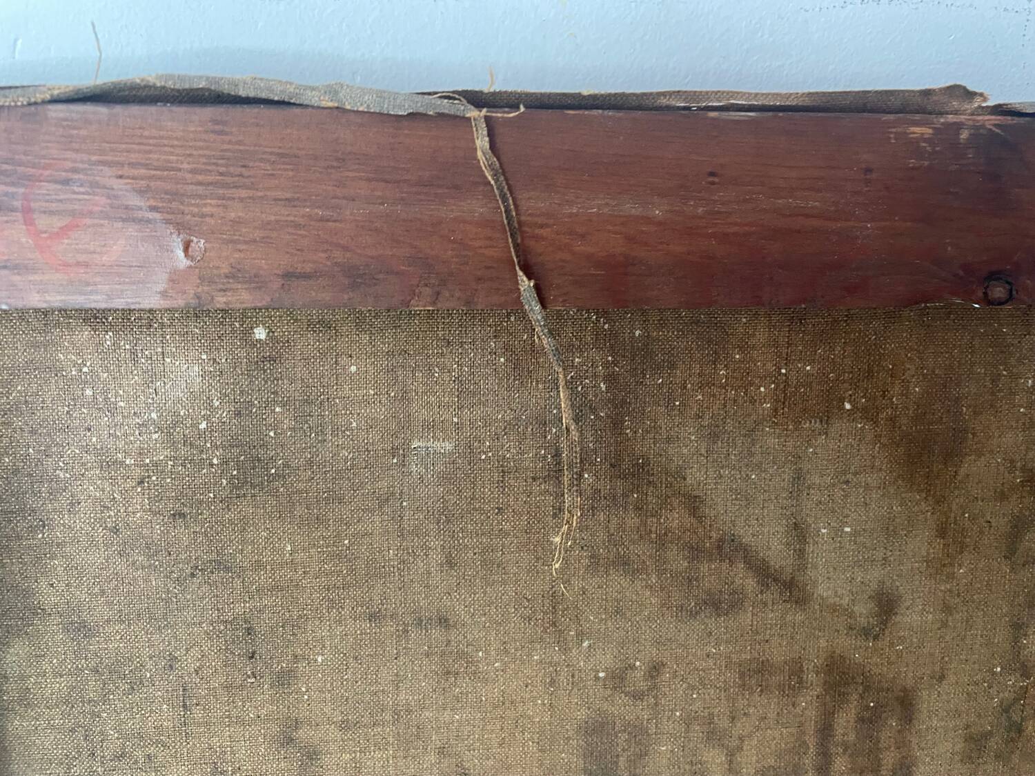 Huile sur toile début XXeme