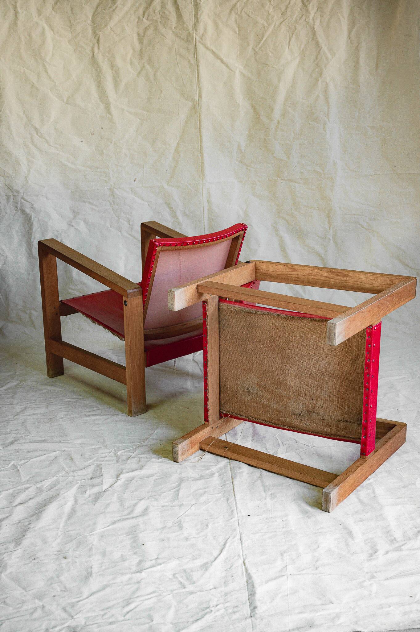 "Safari" armchair pair