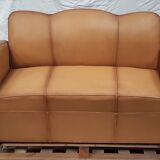 Vintage convertible moustache club sofa